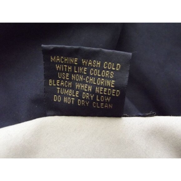 Tres Bien Jacket Mens XL Navy Blue Tan windbreaker golf zip classic bomber - Picture 13 of 13